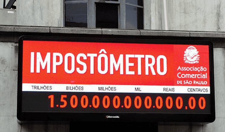 Impostômetro atinge a marca de R$ 1,5 trilhão, montante pago em tributos federais, estaduais e municipais