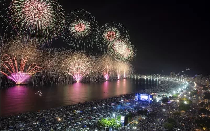 Rio de Janeiro anuncia Réveillon com 13 palcos pela cidade e fogos