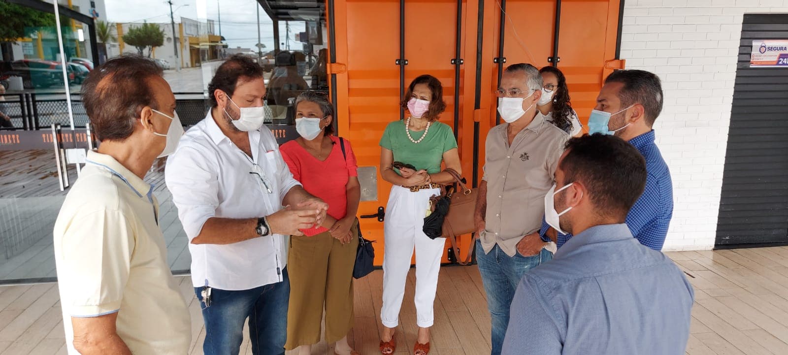 Secretários municipais acompanham equipe do Natal Fest Gourmet 2021 em visita técnica a novo espaço de Ponta Negra
