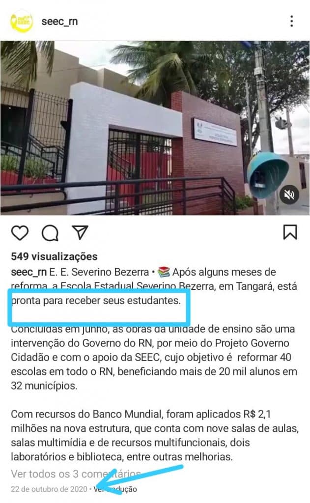 FICOU FEIO, MINEIRO: Governo Fátima não cansa de Fake News