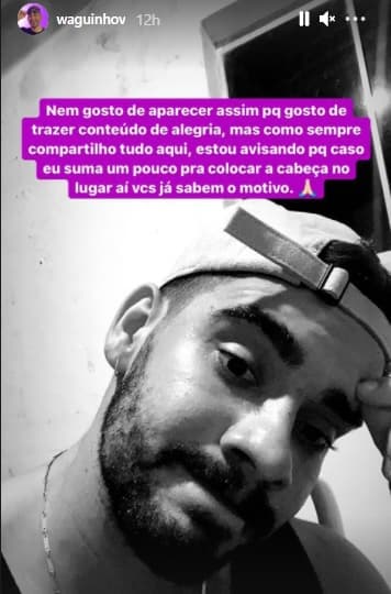 ‘WAGUINHOV': Influencer potiguar com mais de 2 milhões de seguidores tem moto furtada na frente da própria casa