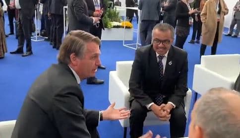VÍDEO: Bolsonaro e diretor-geral da OMS falam sobre vacinação de crianças e adolescentes, passaporte sanitário e medidas restritivas durante encontro em Roma