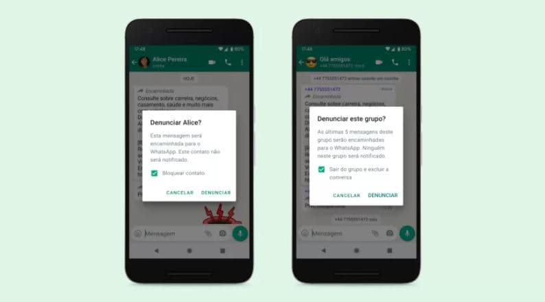 Após polêmica, WhatsApp agora permite denunciar mensagens específicas