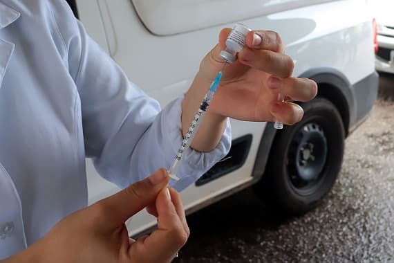 Vacinação contra Covid no feriadão em Natal será feita apenas no Via Direta e no Nélio Dias