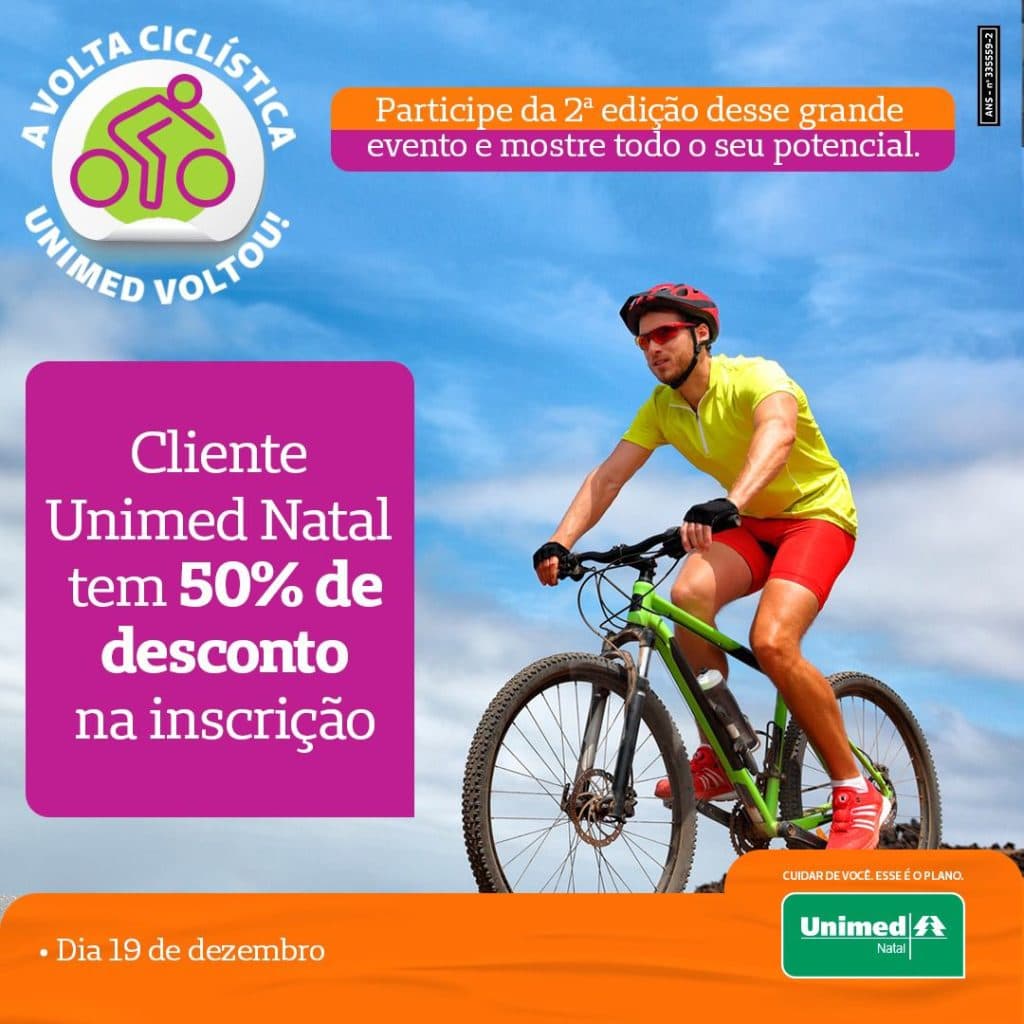 Segunda edição da Volta Ciclística Unimed movimenta Natal neste domingo