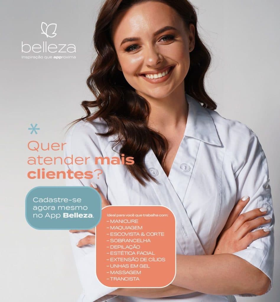 Aplicativo faz conexão entre mulheres em busca de serviços de beleza e prestadoras de serviço