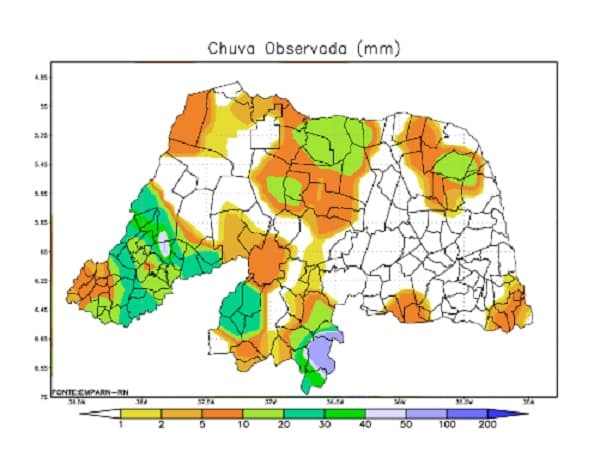 CHUVAS NO RN: Em 24 horas, Parelhas tem chuva três vezes maior que média histórica para o mês