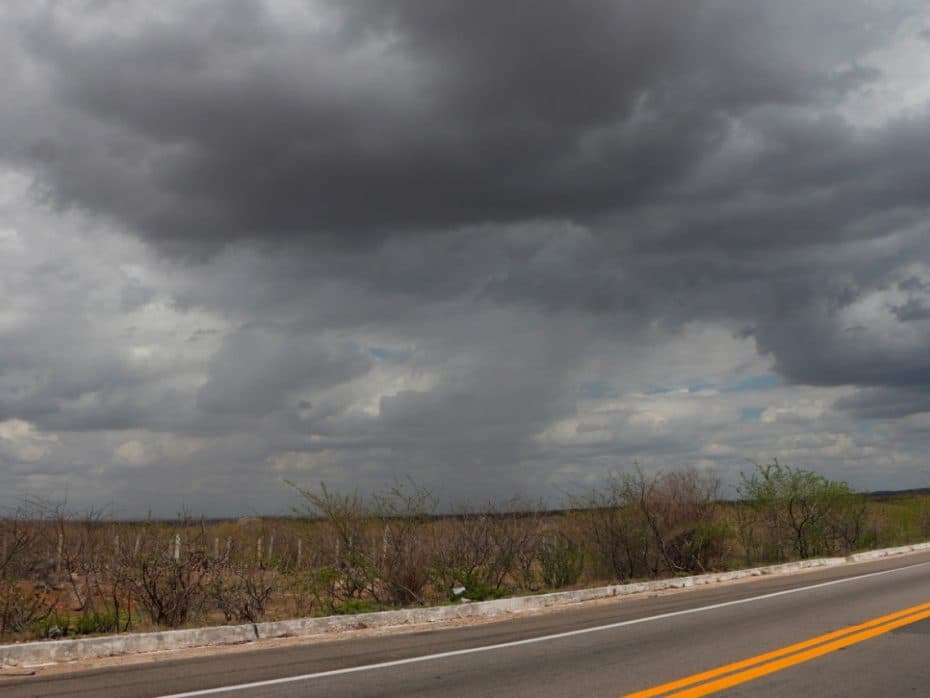 Previsão aponta para chances de pancadas de chuva durante o fim de semana no RN