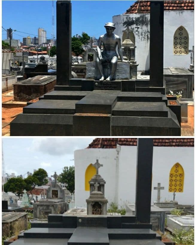Guarda Municipal revela que colecionador pode ter furtado estátua em cemitério do Alecrim