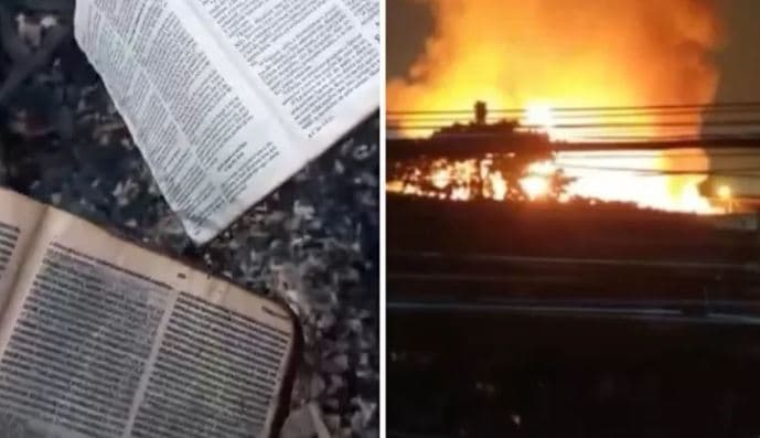 VÍDEO: Moradores acham Bíblias intactas após incêndio destruir 21 casas em SP