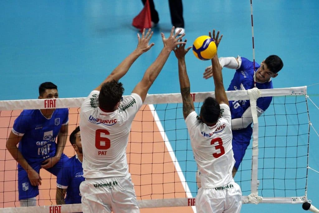 Vôlei Natal faz 3 a 2 fora de casa e é o primeiro time a vencer o Minas, líder da Superliga Masculina