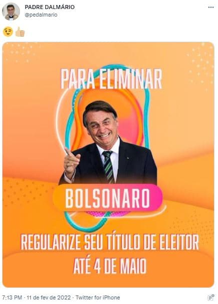 Padre de Natal faz campanha para "eliminar" Bolsonaro