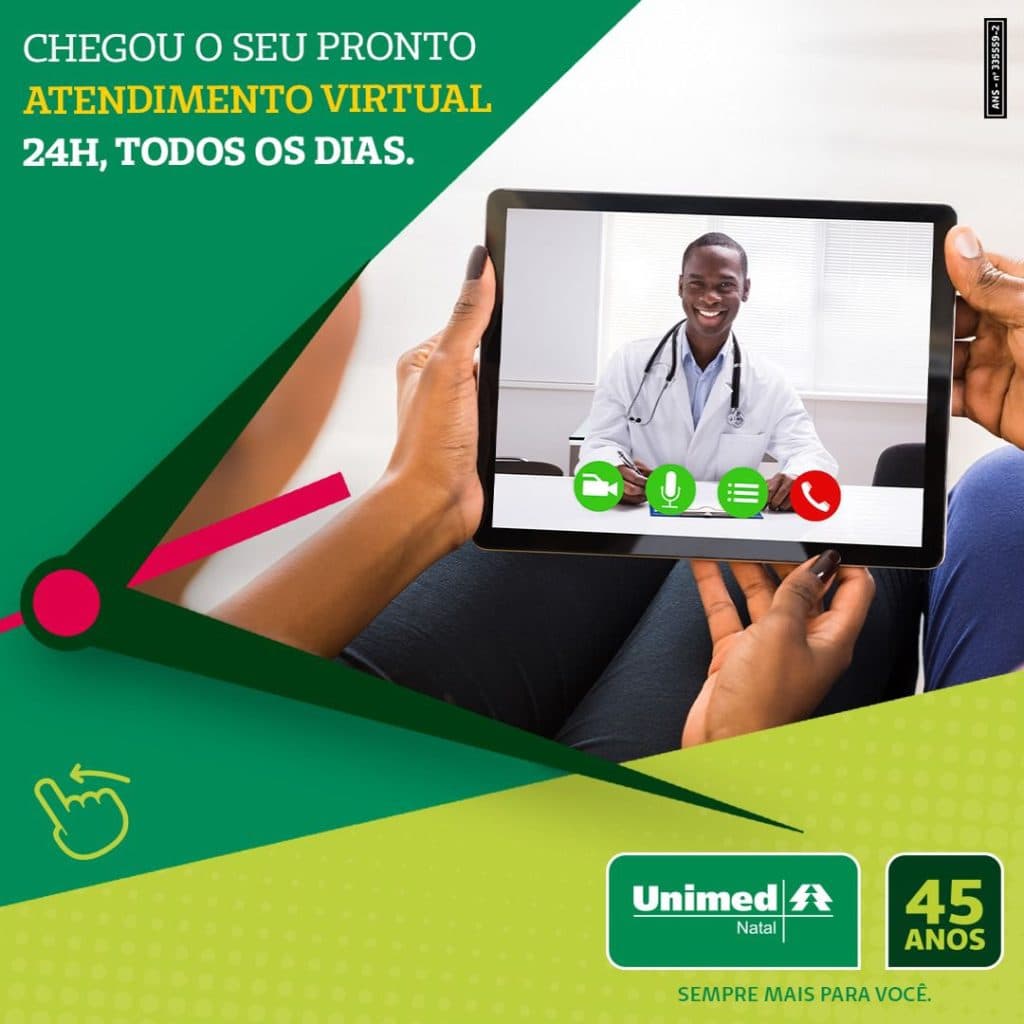 Unimed Natal abre  Pronto Atendimento Virtual 24 horas