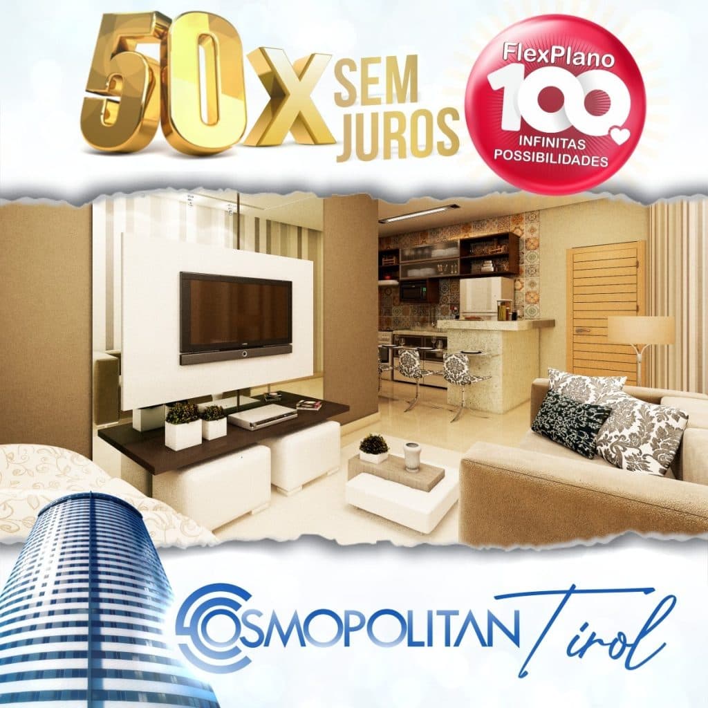 Imóvel em 50 vezes sem juros, só na capital potiguar: o Residencial Cosmopolitan
