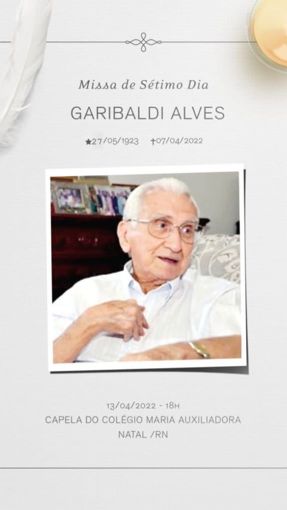 Missa de sétimo dia do ex-senador e vice-governador Garibaldi Alves
