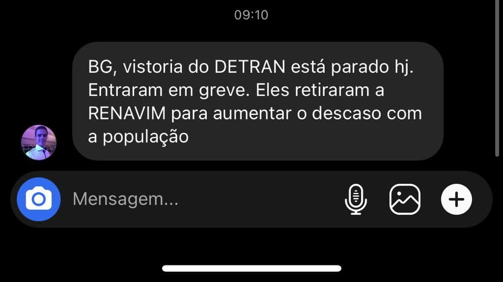 GREVE? Setor de vistoria do Detran está sem funcionar nesta quarta-feira