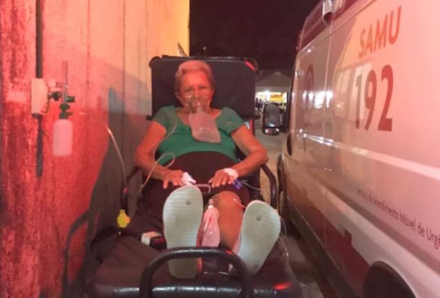 Monitor de sinais vitais cai na cabeça de idosa que passou 4 horas para ser atendida em UPA de Natal
