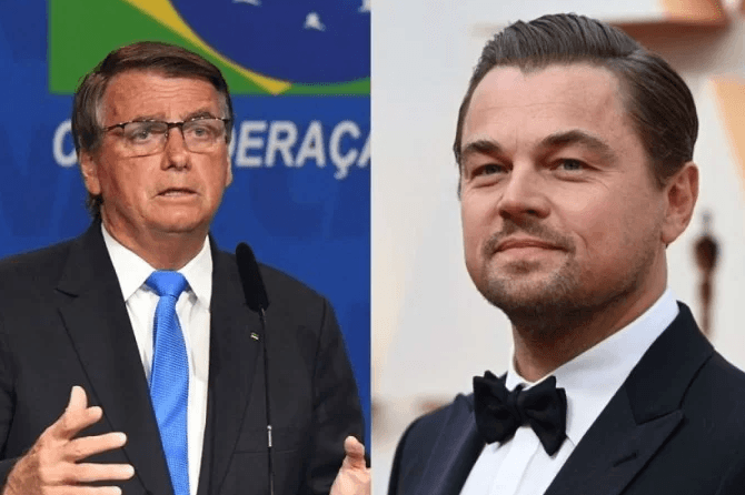 Bolsonaro rebate post de Leonardo DiCaprio em rede social