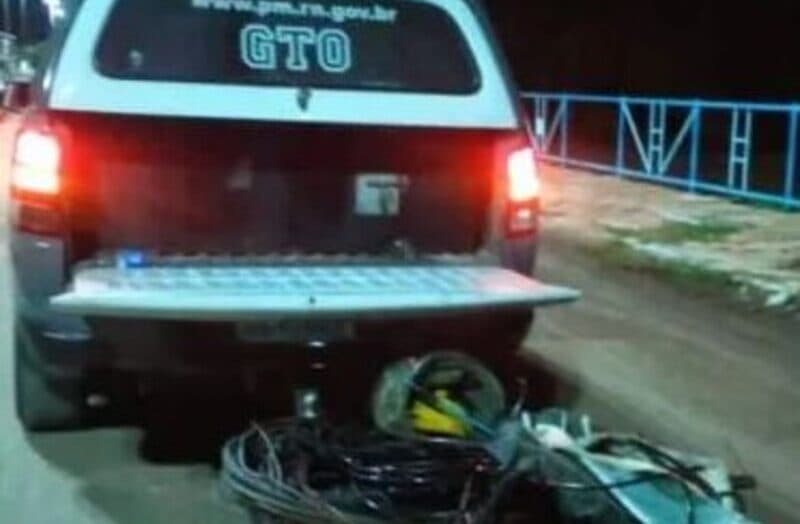 Fuga de barco, correria e prisão: Criminosos furtam vários metros de fios de energia em estação da Cosern