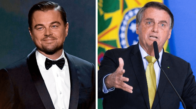Bolsonaro diz para DiCaprio ‘ficar de boca fechada' sobre preservação ambiental no Brasil