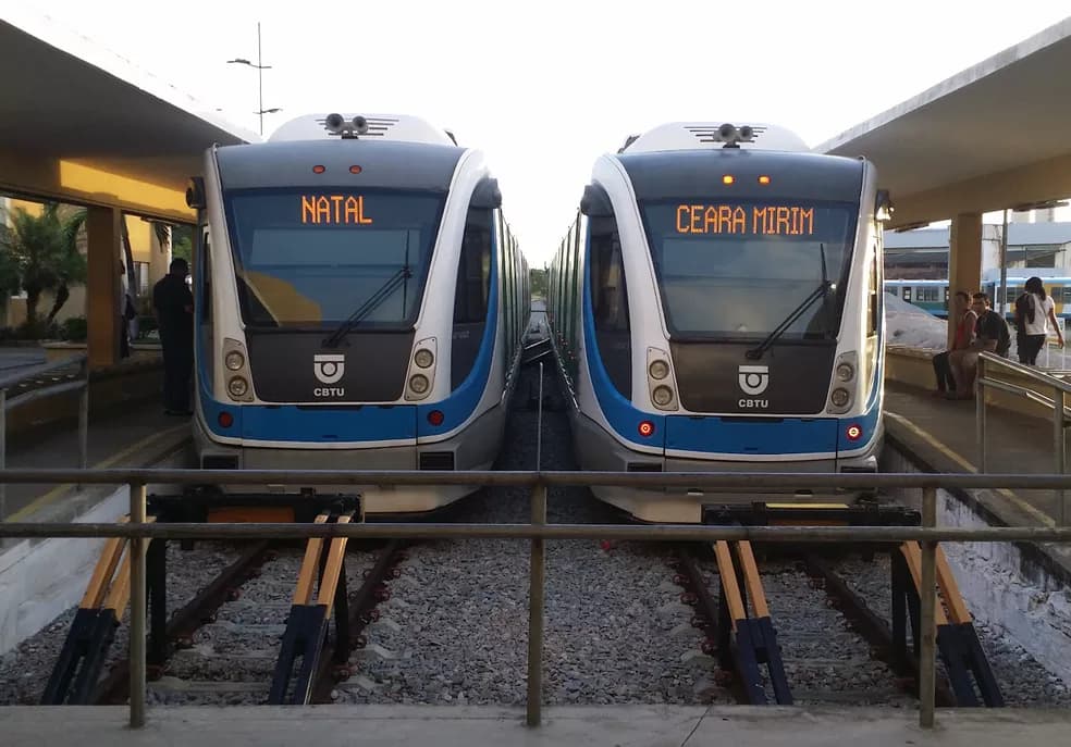 CBTU anuncia suspensão de seis viagens de sistema de trens urbanos de Natal