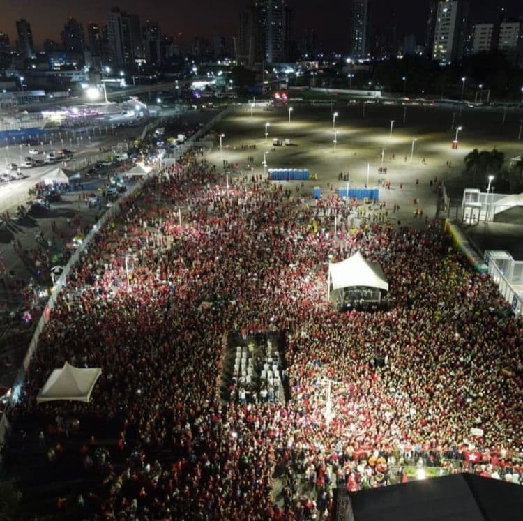 Prestigiado, evento de Lula em Natal tem ataques contra Bolsonaro e vitória dada como certa