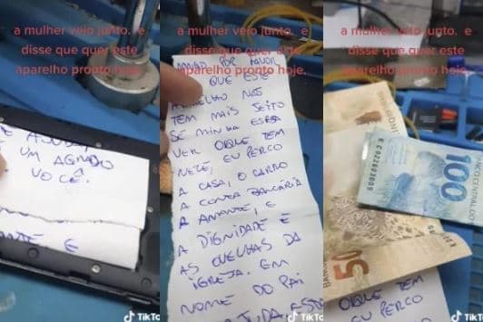 VÍDEOS: Marido infiel faz apelo para técnico "dar fim" a celular para mulher não acessar aparelho e descobrir traição