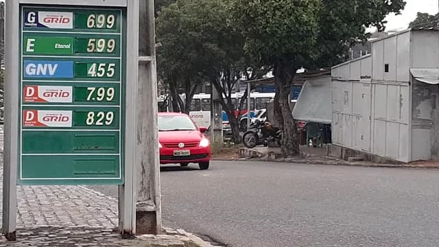 Preço da gasolina em Natal fica abaixo dos R$ 7 após Estado reduzir ICMS