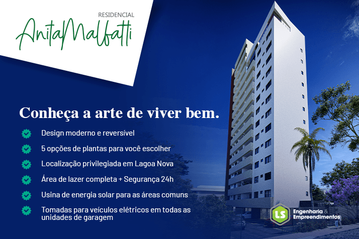 Lagoa Nova recebe um novo empreendimento: Residencial Anita Malfatti
