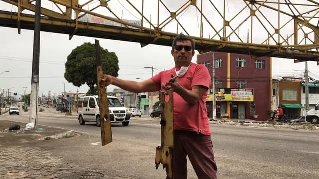 Retirada de passarela das Quintas, de onde parte de estrutura metálica caiu, foi recomendada há 4 anos