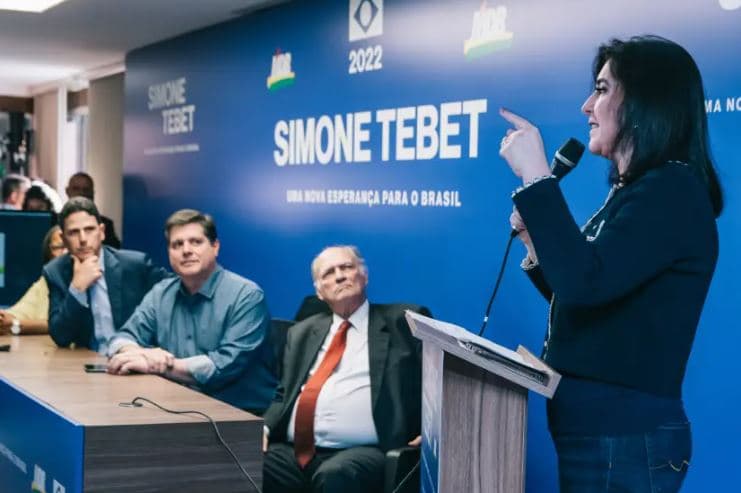 Convenção do MDB confirma candidatura de Simone Tebet à Presidência