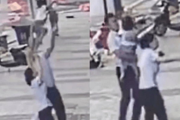 VÍDEO: Homem salva bebê que caiu de janela do sexto andar