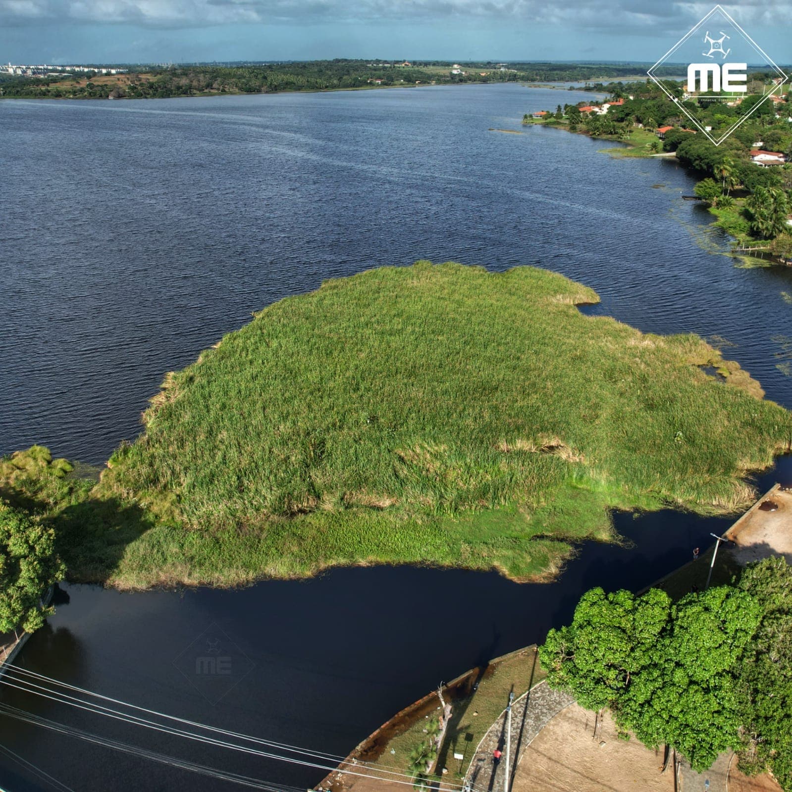 FOTOS: Veja imagens de cima de como ficou a Lagoa de Extremoz