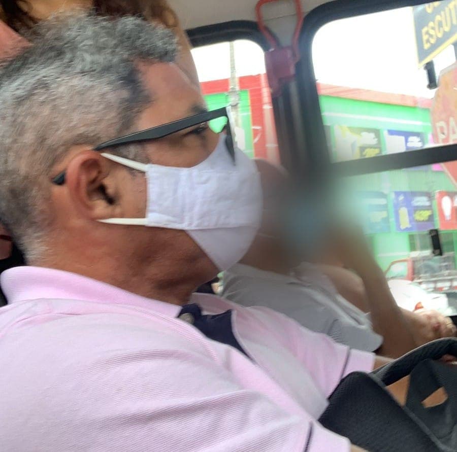 FOTO: Polícia procura suspeito de importunação sexual dentro de ônibus em Natal