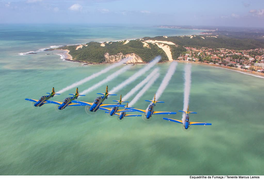 Esquadrilha da Fumaça se apresenta neste domingo (28) na Base Aérea de Natal