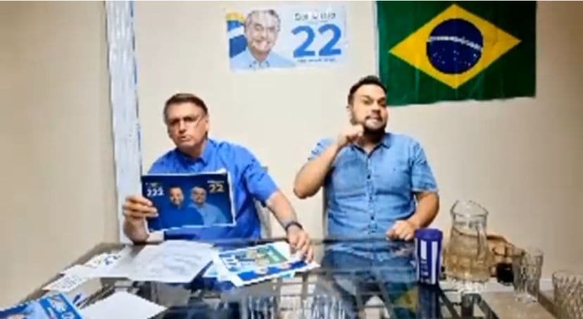 Em live, Bolsonaro destaca trabalho de Rogério Marinho para trazer água para o Nordeste