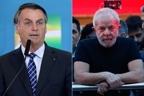 Pesquisa Brasmarket aponta Bolsonaro com 13 pontos percentuais à frente de Lula