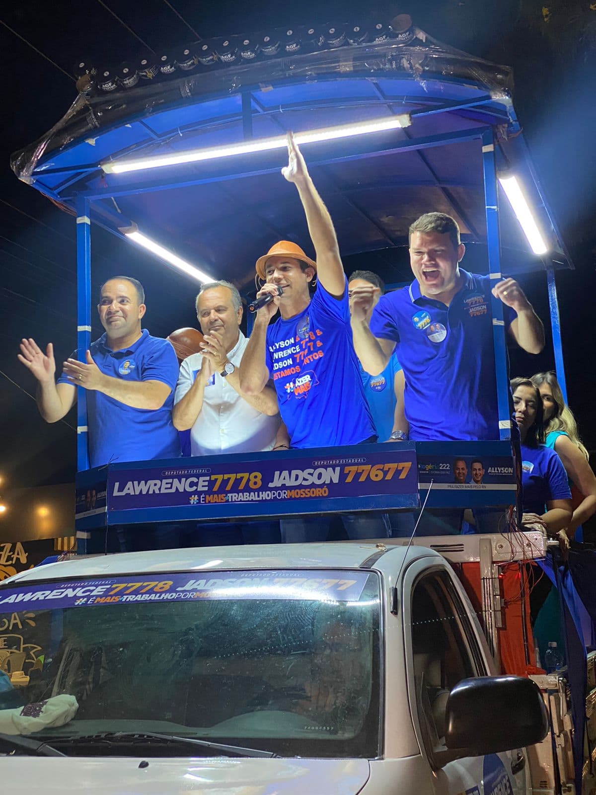 MOSSORÓ: Final de semana de grande movimentação com Allyson e seus candidatos Jadson, Lawrence e Rogério Marinho