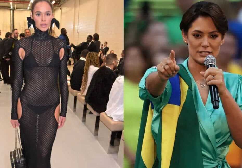 Michelle Bolsonaro critica Bruna Marquezine: “Feia e vulgar”