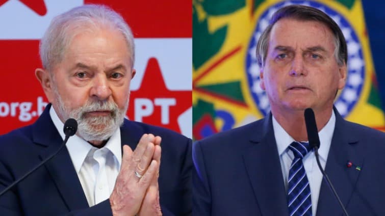 PESQUISA IPEC: Lula tem 46% e Bolsonaro 31% das intenções de voto