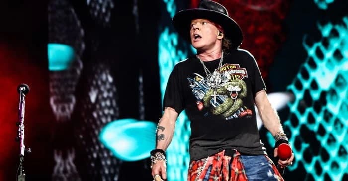 Guns N' Roses pede 12 camarins, 250 toalhas, rosas e massagistas no Rock in Rio