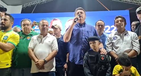 VÍDEO: Bolsonaro diz que resgatou o orgulho de ser brasileiro durante comício em Natal