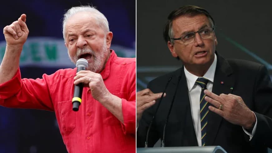 Pesquisa Ipec: Lula, 48%; Bolsonaro, 31%