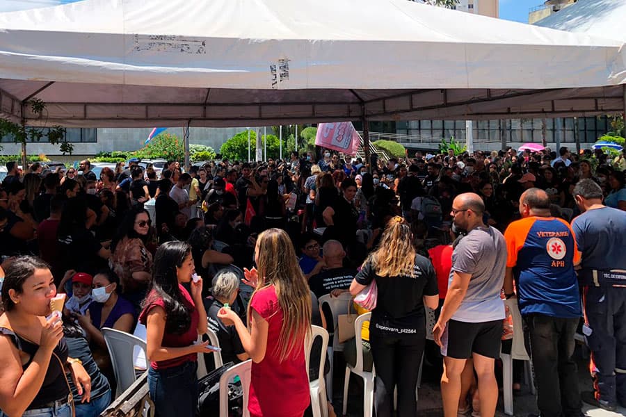 Servidores da saúde do RN realizam paralisação de 24h nesta quarta (19)