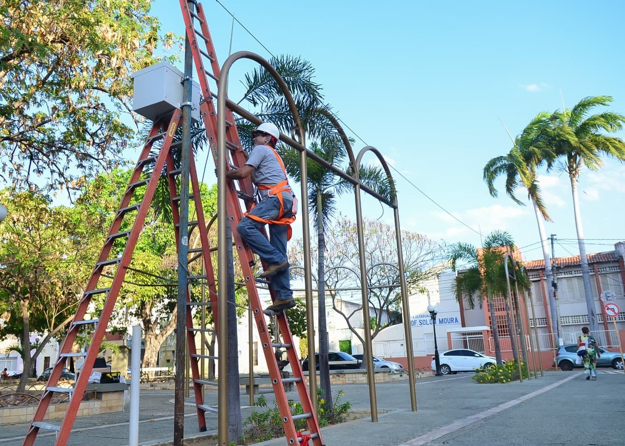 Através do programa do governo federal “Nordeste Conectado” praças de Mossoró começam a receber instalação de  internet Wi-Fi