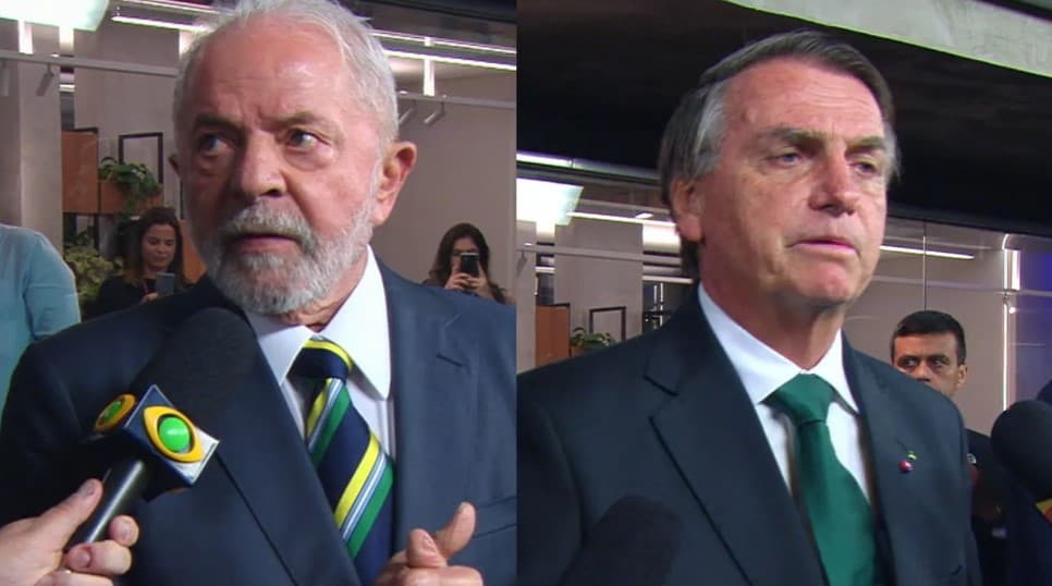 Lula e Bolsonaro chegam para debate na Band