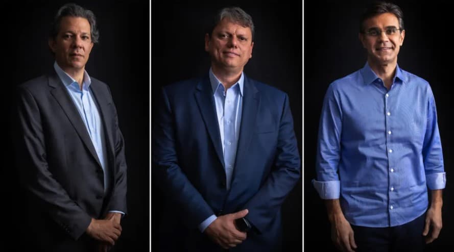 Pesquisa Ipec em SP, votos válidos: Haddad tem 41%; Tarcísio, 31%; e Rodrigo, 22%