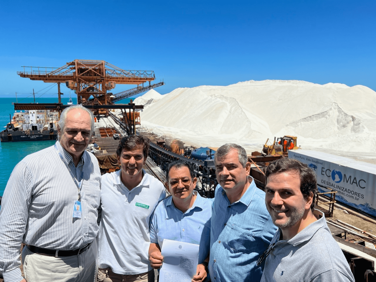 CODERN entrega Terminal Salineiro de Areia Branca para a Intersal