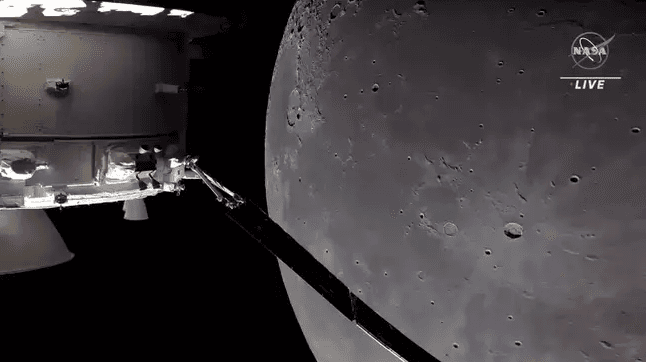 FOTO E VÍDEO: Espaçonave Orion da NASA faz registros impressionantes da Lua