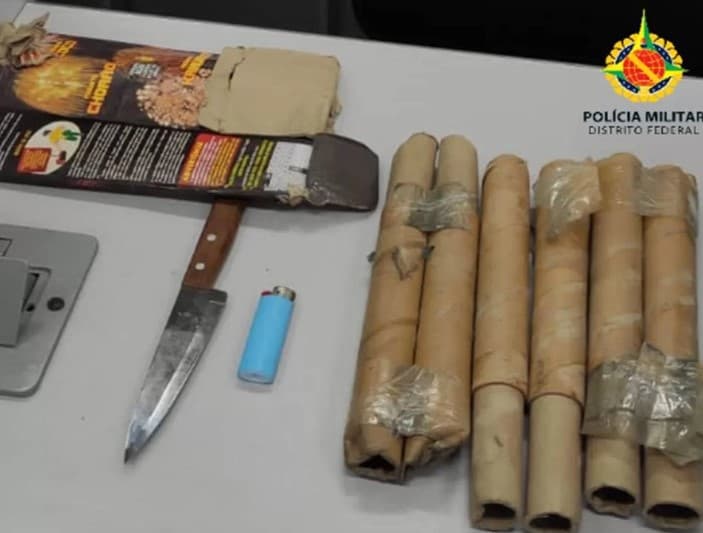 Homem é preso com rojões e uma faca na área onde Lula toma posse